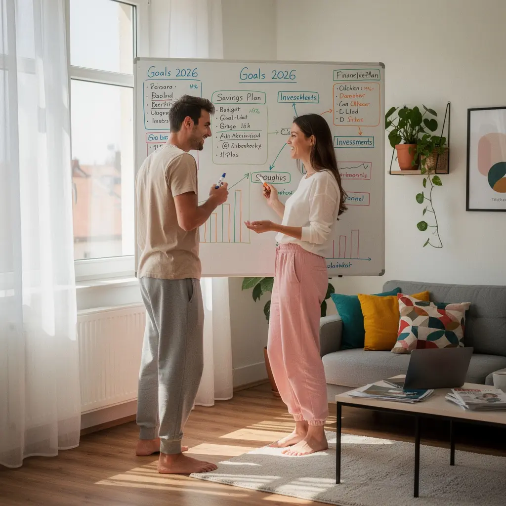 Asztalon elhelyezett számológép és pénztárca, amelyek a költségvetés tervezését segítik.