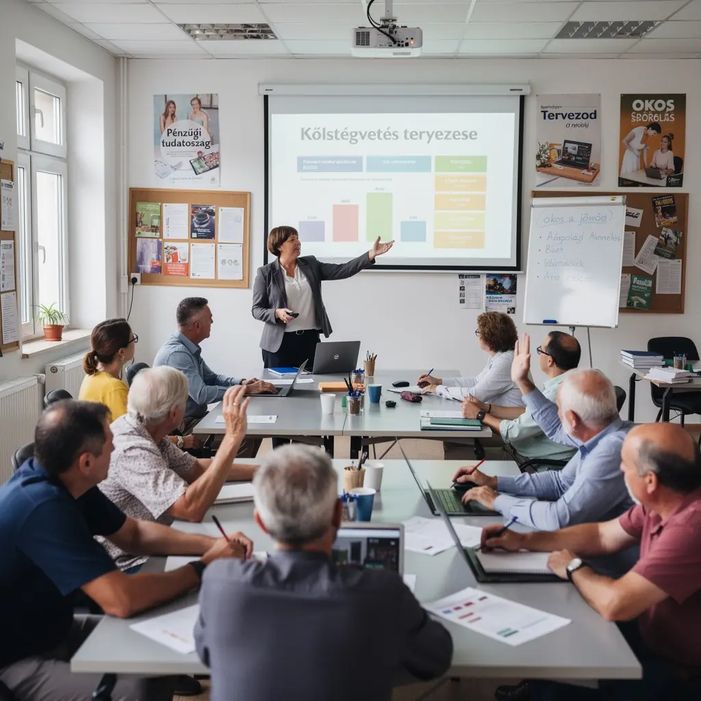 Költségvetés tervező füzet, amely segít a pénzügyi célok elérésében.