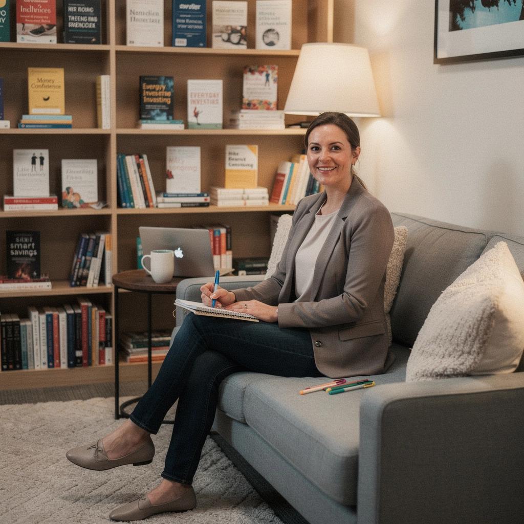 Pénzügyi tippeket tartalmazó könyvborító, amely vonzza a figyelmet.